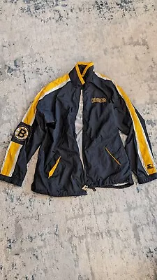 Vintage 90s Starter Jacket NHL Boston Bruins Sz XL • $100