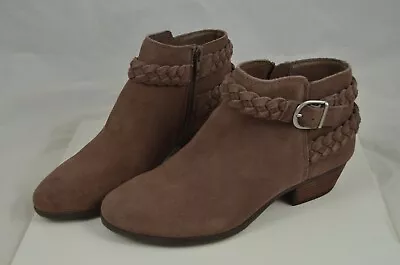 Bass Shoes Nina Braid Women's Size 8M Brown Booties Boot Heel • $19.99