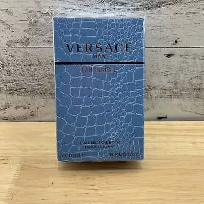 Versace Man Eau Fraiche 6.7oz 200 Ml Eau De Toilette Spray New In Sealed Box • $64.99