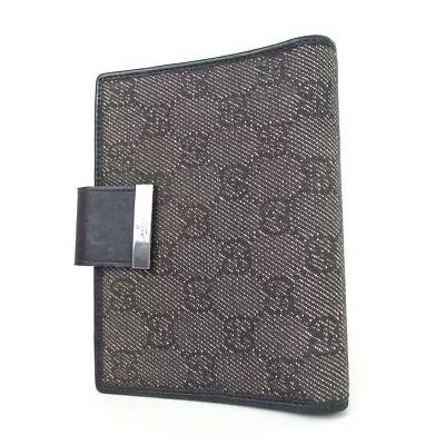 Authentic GUCCI GG Crystal Notebook Cover Leather [Used] • $0.99