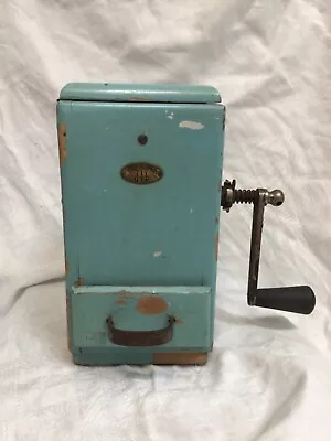 Vintage Italian Tre Spade  Wooden Coffee Grinder • $75