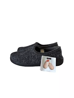 £57.38 • Buy NEW Haflinger ATB Hard Sole Gray Wool Slippers Size 41 US 10