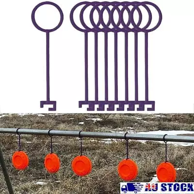 30 PCS ABS Clay Pigeon Hooks Shooting Target Holder  Shooting Practice Work • $34.81