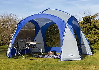 £99.99 • Buy Andes Outdoor Camping Dome Shelter 3.65m X 3.65m Event Marquee Gazebo