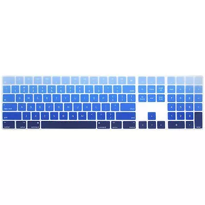 Ultra Thin Silicone Full Size Wireless Numeric Keyboard Cover Skin For Mac  • $13.99