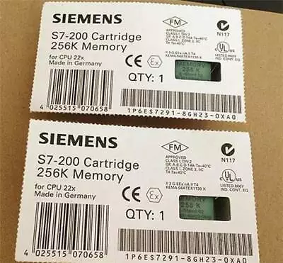 ONE New Siemens 6ES7291-8GH23-0XA0 S7-200 256KB Memory Card • $137.51