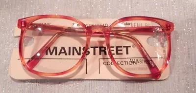 Vintage MAINSTREET Jenny Blonde 52/21 P3 Round Eyeglass Frame New/Old Stock • $9.99