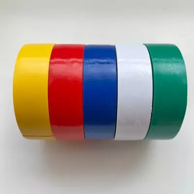 5X COLORED ELECTRICAL PVC INSULATION INSULATING TAPE FLAME RETARDANT 19mm X 9m • £3.10