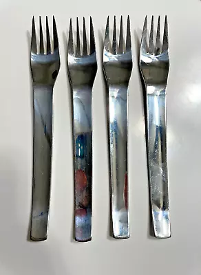 MIKASA PROFILE 4 Dinner Forks 7 7/8  Stainless Steel 18/8 Flatware Japan • $48