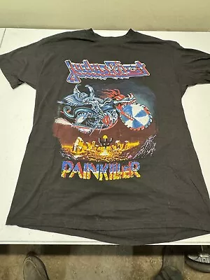 Judas Priest 1990 Painkiller Tour Concert T Shirt W/ Megadeath Testament XL  WOW • $499.99