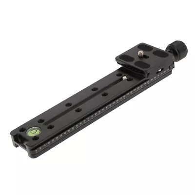 200mm Double Macro Dovetail Rail Arca-Swiss With Bubble Level For Benro Arca • £17.96