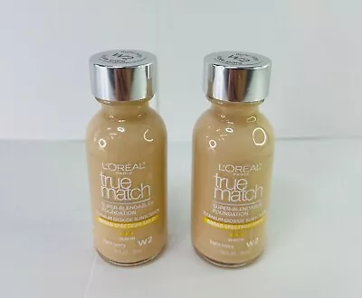 L'Oreal Paris Makeup True Match Super-Blendable Liquid Foundation 2 Pack • $15.99