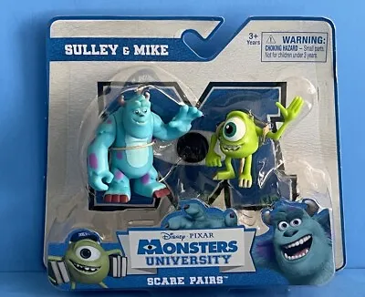 Pixar Monsters Inc University Scare Pairs SULLEY & MIKE Monsters University NEW • $15