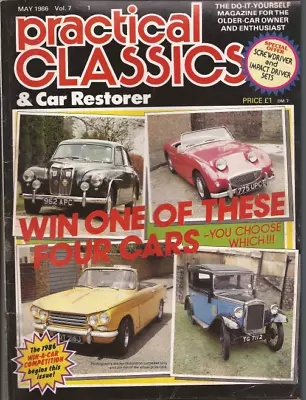 Practical Classics Magazine May 1986 MGB Restoration Series 1 Land-Rover • $4.66