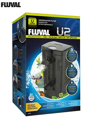£42.99 • Buy Fluval U2 Internal Submersible Filter Aquarium Fish Tanks Up To 110ltrs