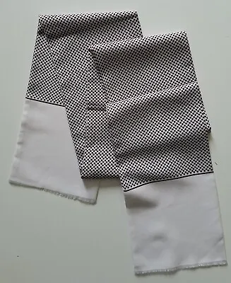 £7.99 • Buy Vintage Men's 70s Fringed Skinny Geometric Patterned Cravat/Scarf (11158E)