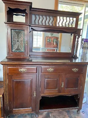 $350 • Buy Antique Sideboard Cupboard