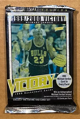 1999-2000 Basketball Upper Deck Victory Michael Jordan Factory Sealed Pack • $12.99