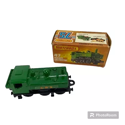 Vintage Matchbox Lesney Superfast 47 Pannier Locomotive 1979 In Box Green • $9.99