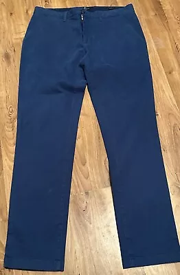 Men’s 34r Royal Blue Chino Style Trousers  Swear & Mason • £9.99