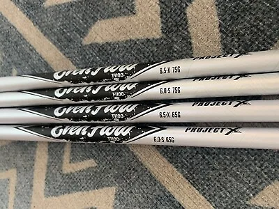 $55 • Buy Project X Even Flow White T1100 85g 75g 6.0 S Stiff 6.5 X Shafts Low Launch Spin