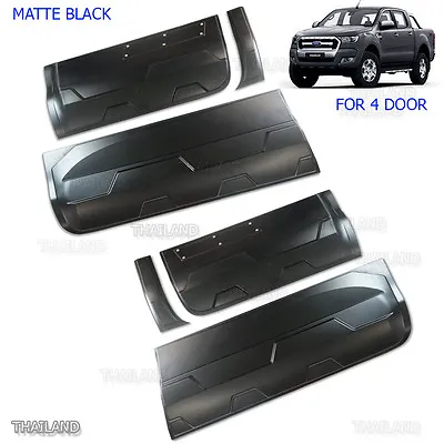 Fits 2012 2015 2017 Ford Ranger T6 PX2 Body Cladding Side 4 Door Matte Black • $408.16