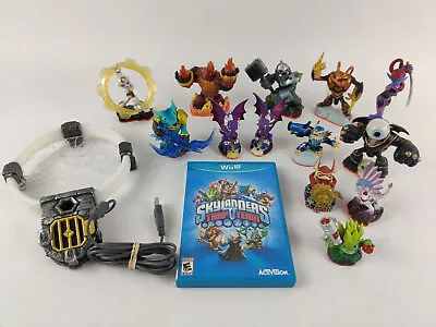 Lot Of Skylander Characters W/ USB Portal And Wii U Skylanders Trap Team Game • $33