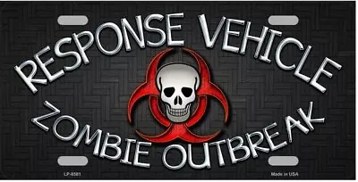 Response Vehicle  Zombie Outbreak Vanity License Plate • $12.25