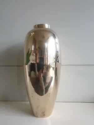 Tall Brass Vase • £25