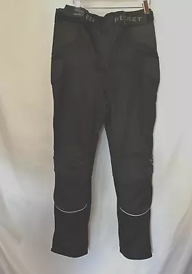 Joe Rocket Men's Motorcycle Pants Size S Small Black Mesh WITH PADS • $50