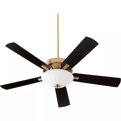 Quorum International 54525-80 Premier Indoor Ceiling Fan Aged Brass • $269.50