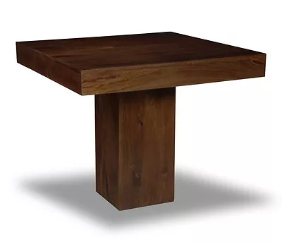 Solid Mango Wood 90cm Cube Dining Table New Indian Furniture  • £299.95