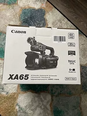 Canon Xa65 4k Camcorder  • £1599
