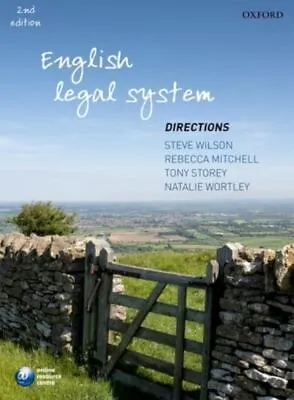 £3.29 • Buy English Legal System Directions By Steve Wilson (Paperback / Softback)