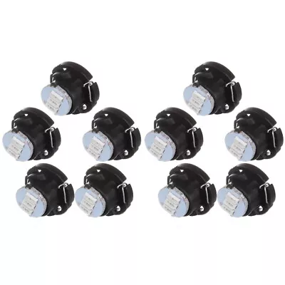 10x 12V Red T5/4.7 Neo Wedge 3-3014-SMD LED Bulbs A/C Climate Control Base Light • $9.26