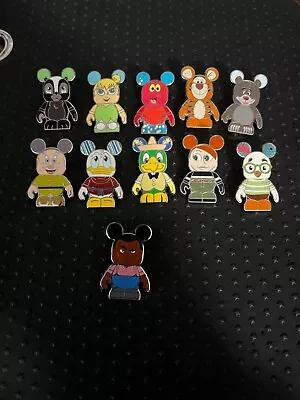 Disney Vinylmation Animation #2 Pin Set (w/Chicken Little Chaser Pin) • $75