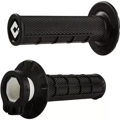 Odi V2 Half Waffle MX Lock-On Grips Black H36HWB NEW • $19.99