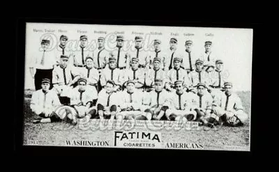 1913 T200 Fatima Team Reprint #8 Washington Americans Senators 8 - NM/MT • $8.50