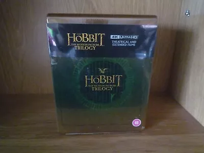 THE HOBBIT Trilogy: 4K Blu Ray UK Steelbook Collection. New & Sealed! OOP • £26.01