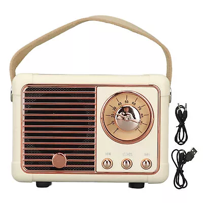 Retro Bluetooth Speaker Vintage Decor Old Fashion Style Mini Portable Wireless • $28.92