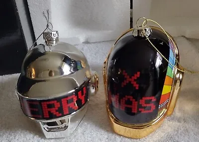 Daft Punk Helmets Christmas Tree Ornament Set. Official Merchandise • £350