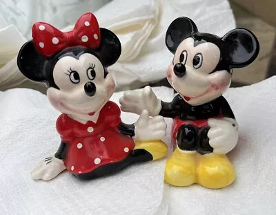 Vintage Mickey And Minnie Salt And Pepper Shakers • $4.99