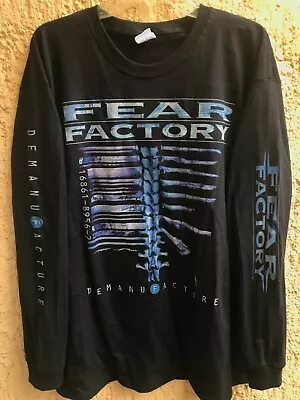 Fear Factory Long Sleeve XL Shirt Soulfly Meshuggah Gojira Brujeria Nailbomb • $32