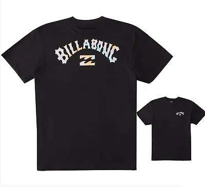 New Billabong Arch Fill Short Sleeve Black Mens Black Premium T Shirt RBBL-97 • $18.50