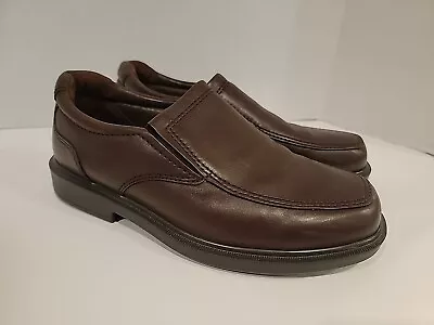 SAS Brown Leather Diplomat Slip On Loafer Men’s Size 9 W • $50