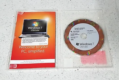 Microsoft Windows 7 Ultimate 32-Bit Software Installation Disc NO Product Key • $83