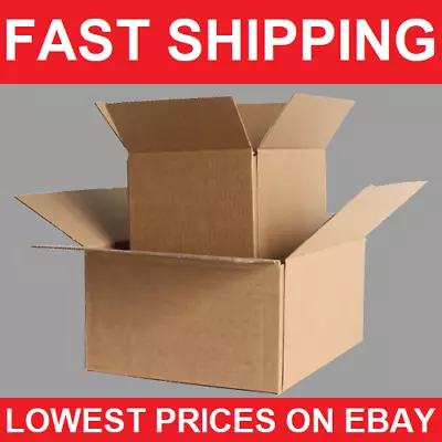 Postal Packing Cardboard Boxes Strong Mailing Packaging Cartons Cheapest • £11.55