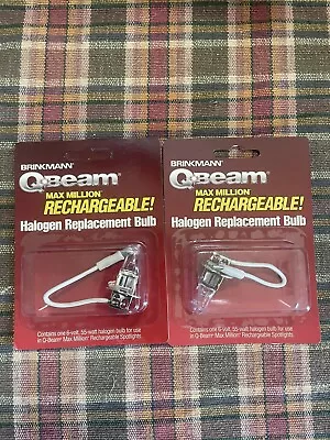 Brinkmann Q-Beam Max Million Rechargeable Halogen Replace Bulb 6 Volt Lot Of 2 • $19.99