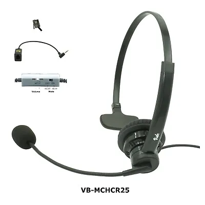 Cisco Phone Headset Noise Canceling Rotatable Microphone Volume & Mute New • $19.99