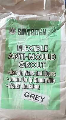 10 Kg Flexible Anti Mould Grey Colour Grout For Walls & Floors Water Resistant • £9.99
